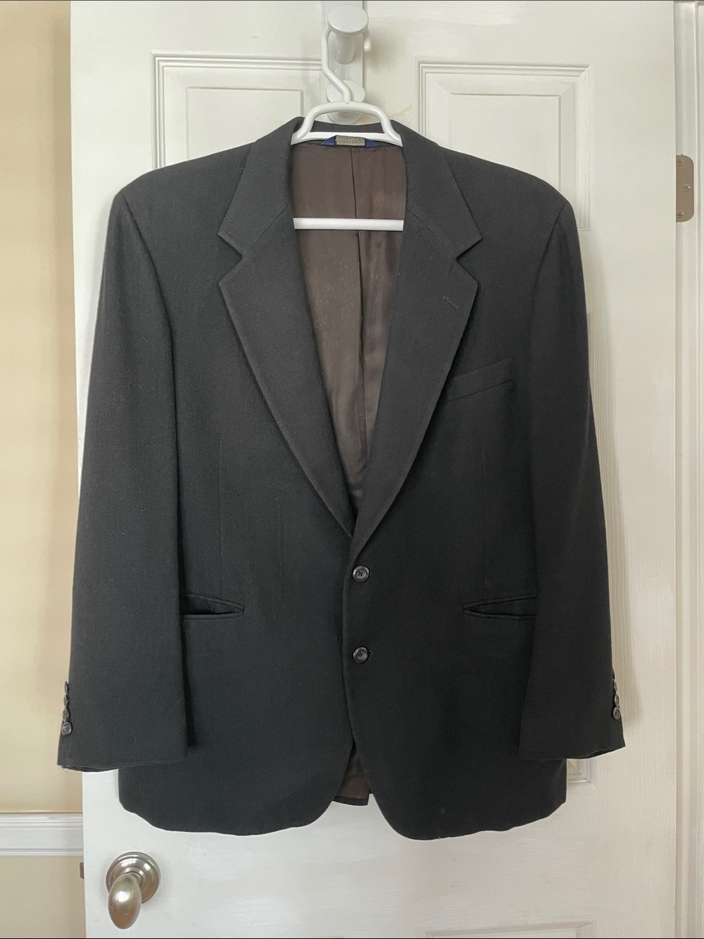 Nordstrom Men's Black Two-Button Sport Coat Blazer
